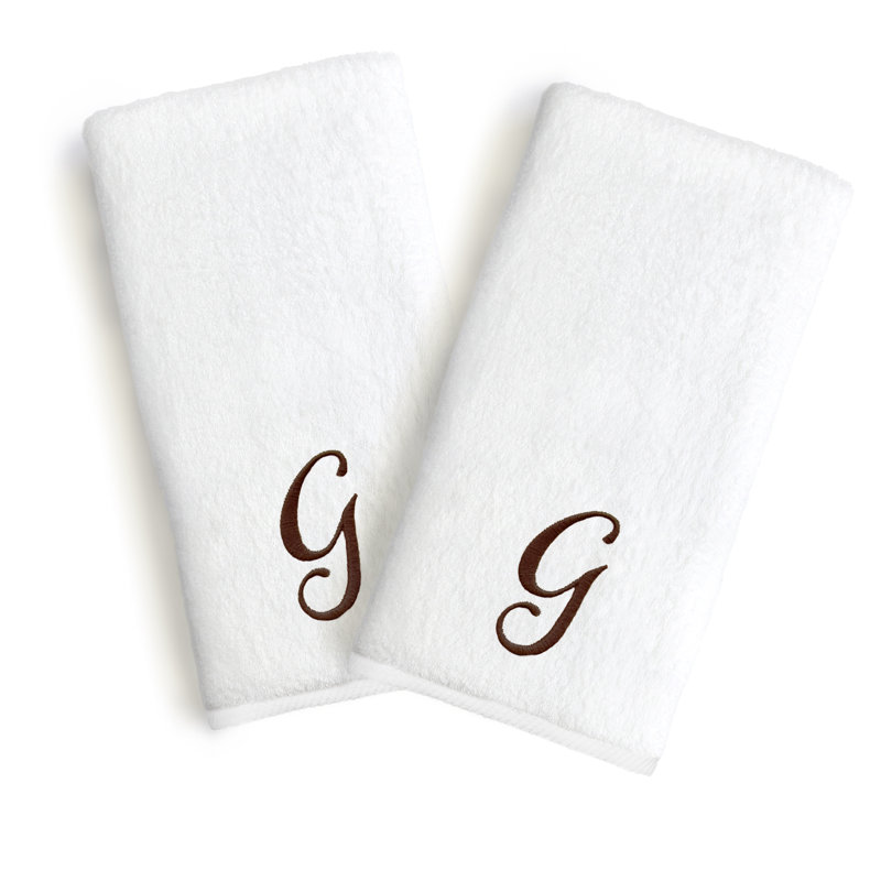 Soft Twist Hand Towel, Letter: G