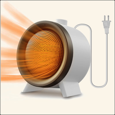 1000W Electric Space Heater Ceramic Heater Fan Heating Fan With 3 Modes 3S Fast Heating Tip Over Overheating Protection For Home Office Dormitry
