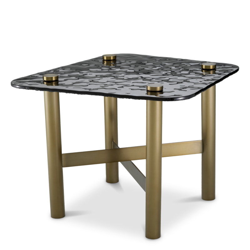 Cortes Glass End Table