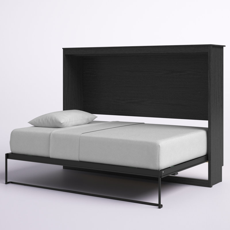Lit escamotable double Warnke, Chêne noir