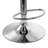 Makaay Swivel Upholstered Faux Leather Adjustable Height Counter Stool with Steel Frame