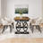 Dining Table For 6 People, Rectangular Large Dining Table for Kitchen, Dining Room