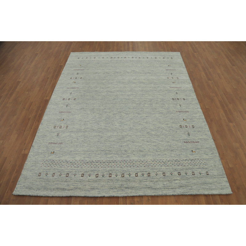 Handmade Gabbeh Style Indian Area Rug 8x10