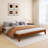 12 Inch King Size Solid Dry Bamboo Wood Platform Bed Frame-593686414