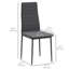 Ensemble de 4 chaises de salle à manger rembourrées, dossier-241875530