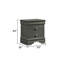 Table de chevet 2 tiroirs de style moderne-490536430