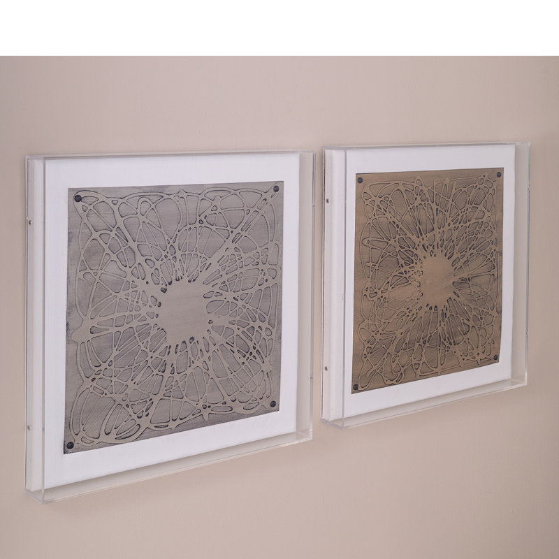 Neuron Print, Silver