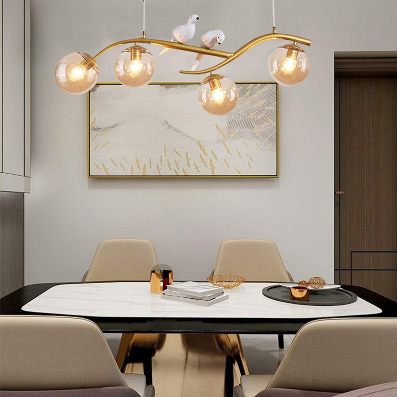 Allanie 4 - Light Kitchen Island Pendant