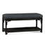 Summer Retreat Wicker Shelf Storage Bench-71425137-71425234