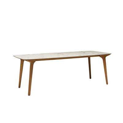 Amabile Rectangular Concrete Outdoor Dining Table