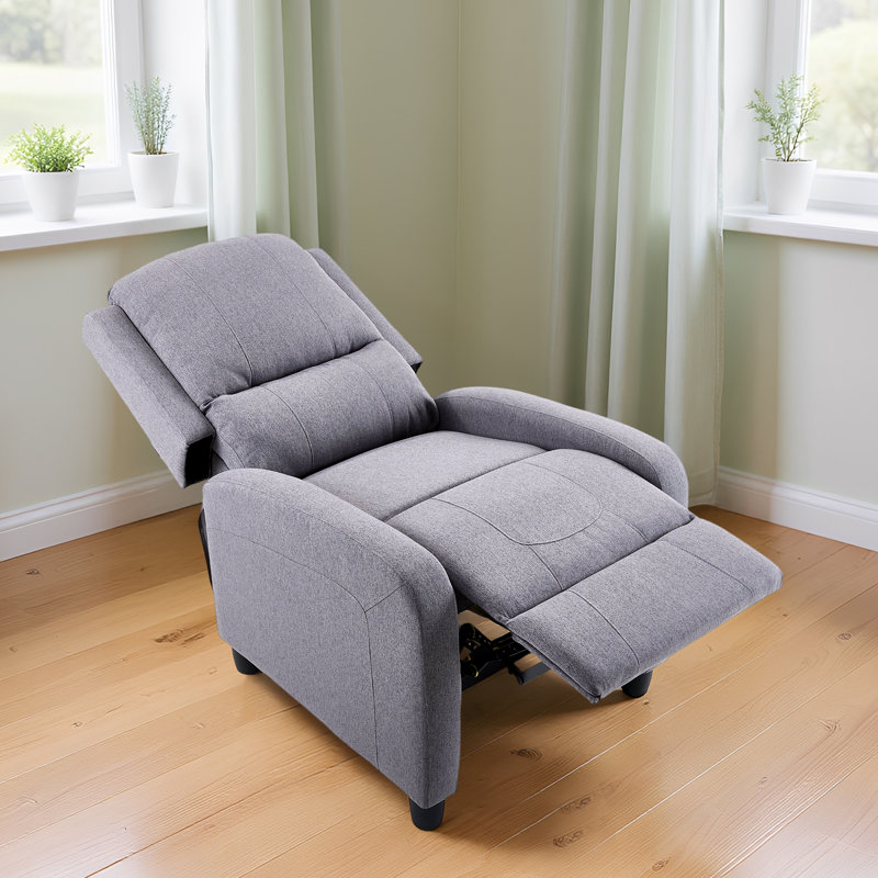 Single Recliners Recliner Armchair Reclining Chair, Grey