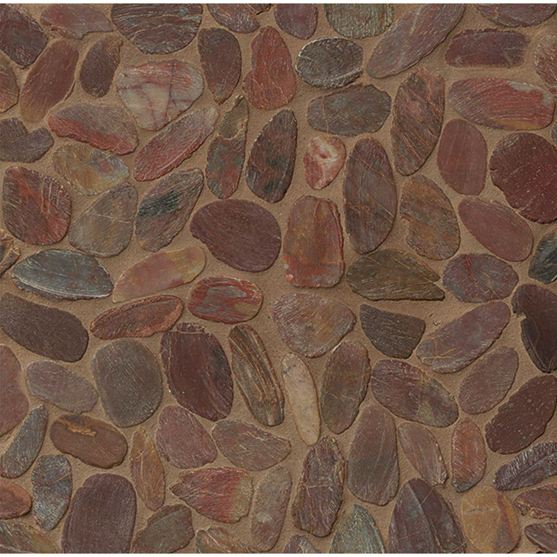 Carreau de mosaïque murale en pierre naturelle de taille aléatoire Hemisphere