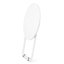 Ensemble de 2 tables de bout blanches pliantes rondes blanches, table d'appoint pliable, table d'appoint portable compacte peu encombrante, petite table pliante (aucun ensemble requis)-1497748297-1498654561