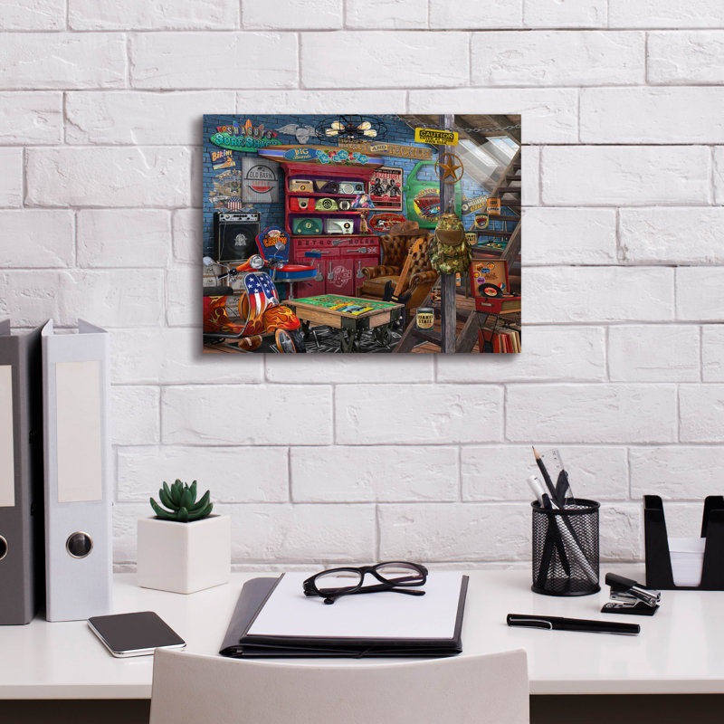 'Cool Stuff' by Bigelow Illustrations Canvas Wall Art, 12" H x 16" W x 0.75" D