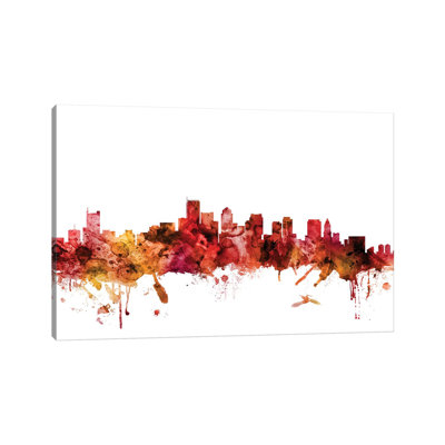 Boston, Massachusetts Skyline by Michael Tompsett - Wrapped Canvas Gallery-Wrapped Canvas Giclée