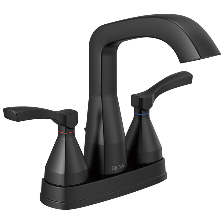 Stryke Centerset Bathroom Faucet with Drain Assembly