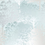 Grove Floral Metallic Wallpaper Roll