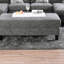 Ensemble de canapé modulaire 5 pièces en chenille gris
