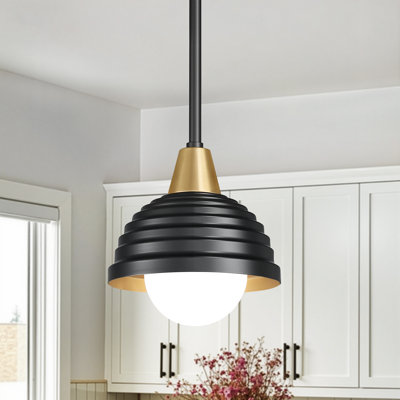 Adjustable 1 - Light Industrial Kitchen Island Pendant