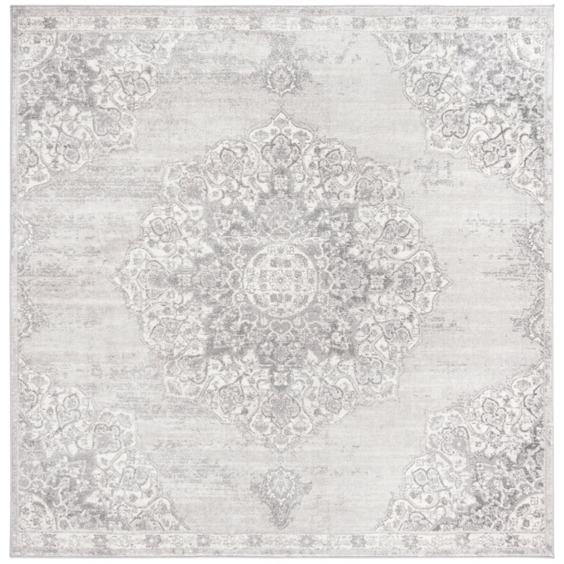 Llana Performance Oriental Rug, Square 8'