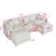 Canapé-lit en chenille moderne avec repose-pieds-1006864277-1006864276