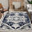 Imitation Weave Texture Carpet Area Rug Vintage Thin Rugs for Living Room Boho Oriental Medallion Rug Hallway Rug Low Pile Non-Slip Non-Shedding Indoor Rug for Bedroom Soft Washable Rug Home Office Dorm Farmhouse-1998396924