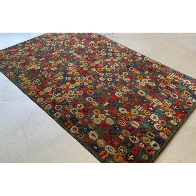 BOTTLE CAPS PUTTY, Rectangle 4' x 6'
