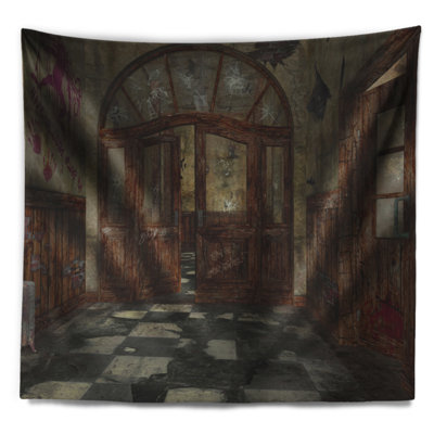 Tapisserie intérieure abandonnée