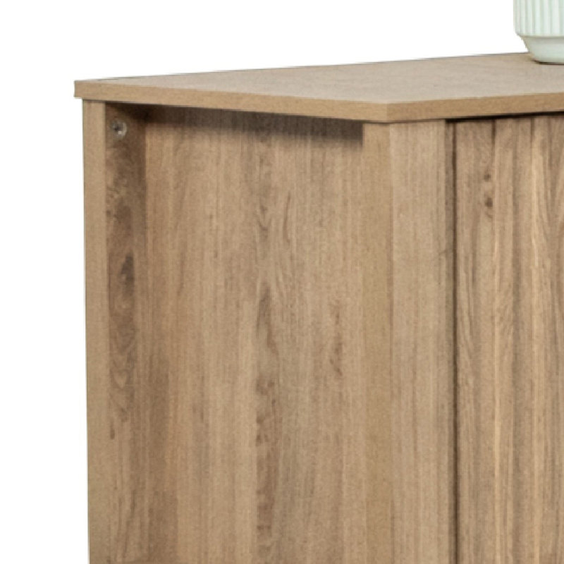 Meuble télé Hay, 47 po, 2 portes avec tablettes réglables, beige