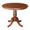 Table de salle à manger à piédestal en bois massif