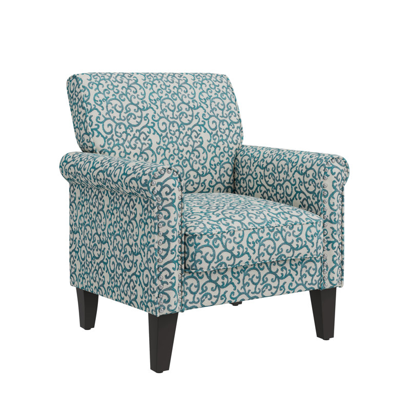 Fauteuil de 33,5 po Kyhl CAL117, Blue Polyester