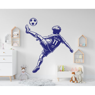 Soccer Wall Decor, Football Wall Decal Sport Vinyl, Football Stickers, Boys Passion, Goal Wall Art, Wall Stickers, Kids Room, Decor