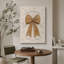 «Gingerbread Bow», art de vacances de Noël, images de cuisine, impression sur toile encadrée-132863914-132863915