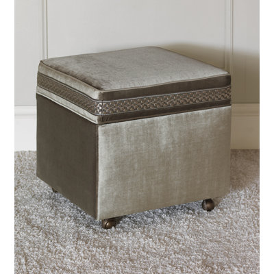 Ezra Velvet Ottoman