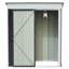 Garden Metal Storage Shed with Shelves