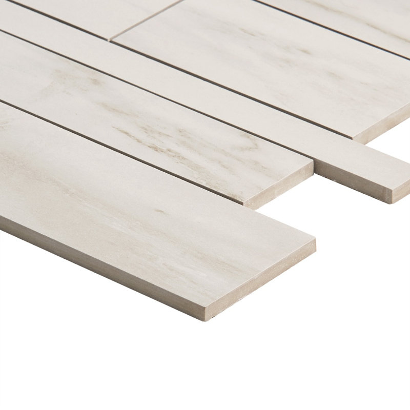 Carreau de mosaïque de plancher et de mur en porcelaine mat 11,41 po x 11,69 po Saroshi (0,92 pi2 / chaque)