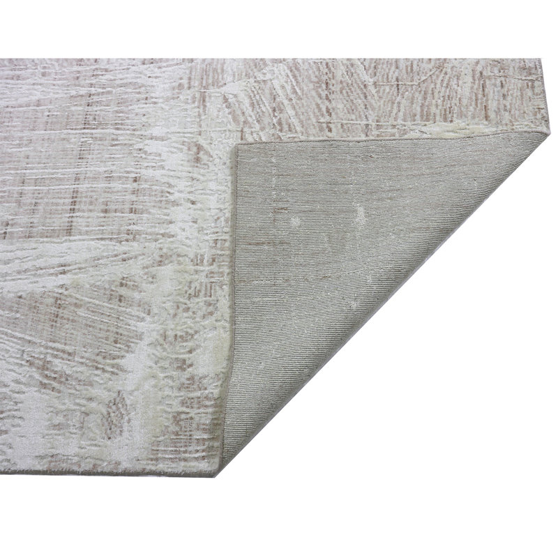 Hand Woven Wool Area Rug, Rectangle 5' x 8'