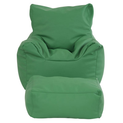 SoftScape Bean Bag Chair and Ottoman by Factory Direct Partners