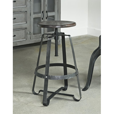 Tabouret pivotant à hauteur réglable