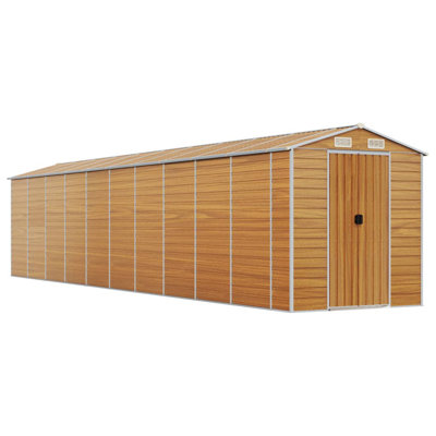 Buckhanon Garden Shed 191x895x198 cm Galvanised Steel