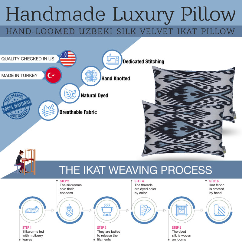 Lumbar Pillow Cover & Insert, Paisley