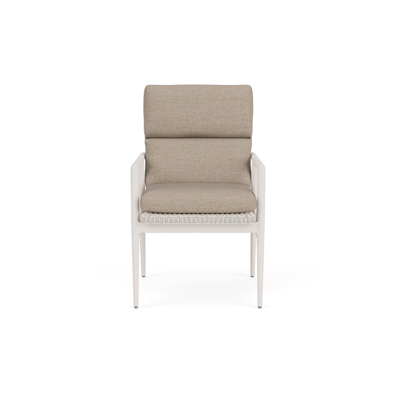 Cascade Outdoor Dining Armchair, Demo Oatmeal, Antique White