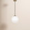 Meri Dimmable LED Single Light Pendant