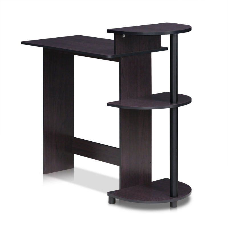 Eleonore Computer Desk, Dark Walnut