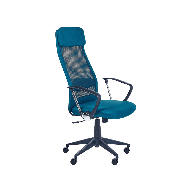 Pioneer Office Chair with Headrest, Blue