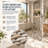 CNK Tile Java Tan And White And Grey Standing Pebble