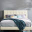 Tête de lit capitonnée en velours Paisley-394008648-394008649