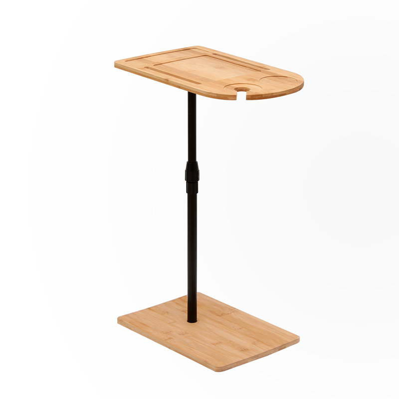 Ceilia C-shaped Oval End Tables with Slots