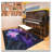 59"X39" Purple Butterfly 3D Area Rug - Cute Girls' Bedroom Carpet For Teens Playroom Living Room Decor (59"X39")