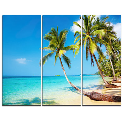 Designart - 3 Piece Wrapped Canvas Print